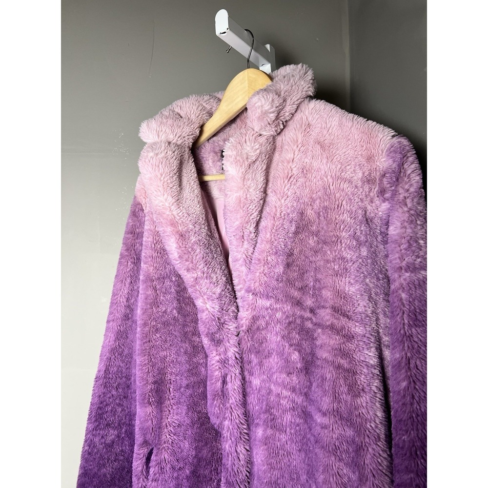 Purple Ombre Women's Coat - Picture 3 of 10